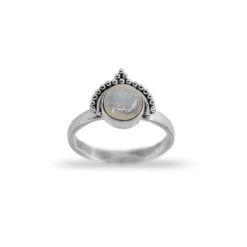 Anillo Atenea · 3 Piedras -Alvent Joyas Tienda ANILLO MAXI ATTI P.LUNA ALVENT