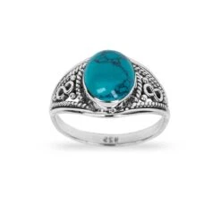 Anillo Stein · 4 Piedras -Alvent Joyas Tienda ANILLO STEIN TURQUESA ALVENT