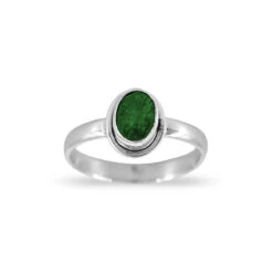 Anillo Talismán -Alvent Joyas Tienda ANILLO TALISMAN ESMERALDA ALVENT