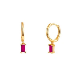 Aros Click&Charm Moet · 4 Colores 26 Aros Click&Charm Moet · 4 Colores -Alvent Joyas Tienda ARO CLICK CHARM MOET fucsia ORO ALVENT