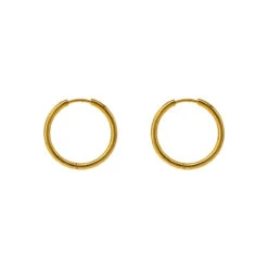 Aros Click Basic · Acero -Alvent Joyas Tienda AROS BASIC ACERO ORO ALVENT