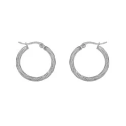 Aros Curly · 3 Tamaños -Alvent Joyas Tienda AROS CURLY MEDIANOS 25 ALVENT