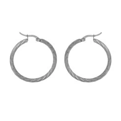 Aros Curly · 3 Tamaños -Alvent Joyas Tienda AROS CURLY MEDIANOS 35 ALVENT