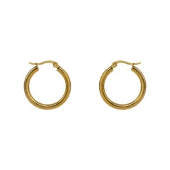 Aros Mara · 2 Tamaños -Alvent Joyas Tienda AROS DANA ORO ALVENT