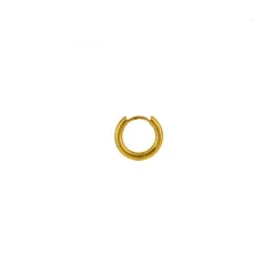 Aros Mini Click Basic · Acero -Alvent Joyas Tienda AROS REDONDO ORO INDV ALVENT