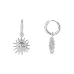 Aros Sol · Acero -Alvent Joyas Tienda AROSSOLFRENTELADOPLATA