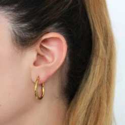 Aros Mara · 2 Tamaños -Alvent Joyas Tienda Aros Mara PequenosCOLOR