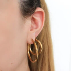 Aros Mara · 2 Tamaños -Alvent Joyas Tienda Aros Mara TamanosCOLOR