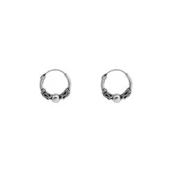 Aros Bali Dot · 2 Medidas -Alvent Joyas Tienda Aros bali 12mm
