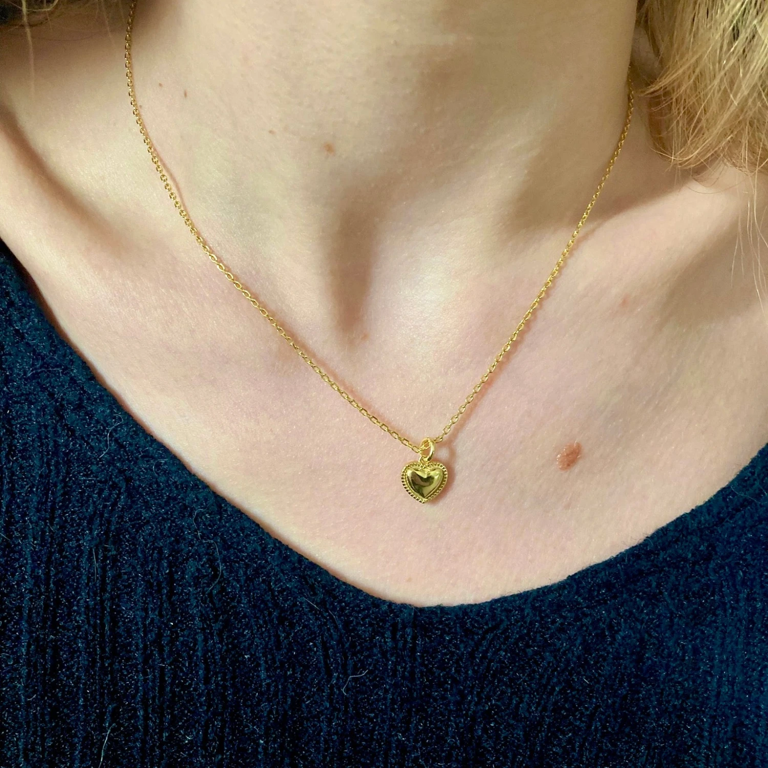 Collar Corazón · Plata 2 Collar Corazón · Plata - Imagen 2