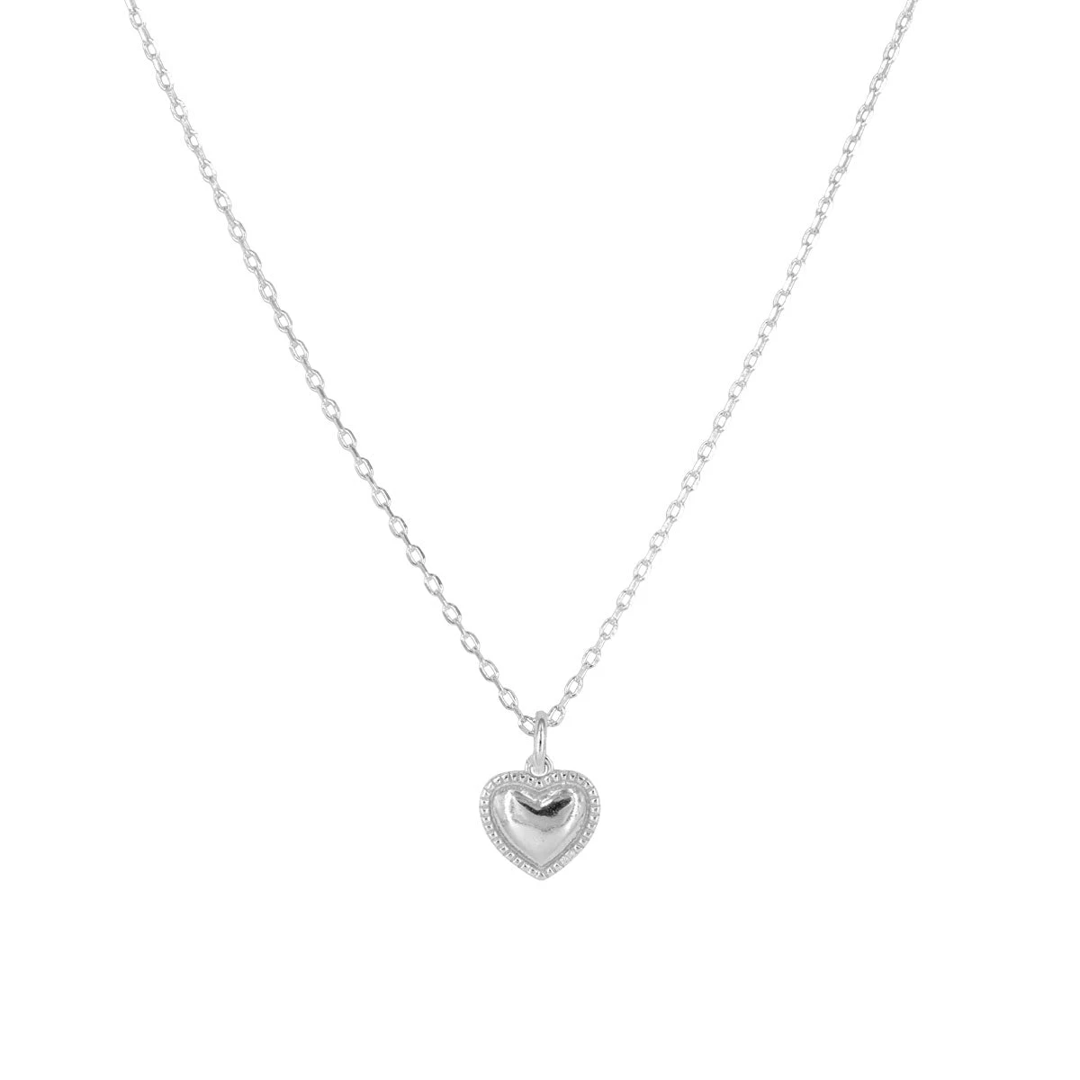 Collar Corazón · Plata 5 Collar Corazón · Plata - Imagen 5