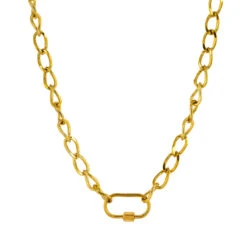Collar Rock -Alvent Joyas Tienda COLLAR ESLABON ORO ALVENT