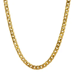 Cadena Eslabones Iguales -Alvent Joyas Tienda COLLAR LINK ORO ALVENT