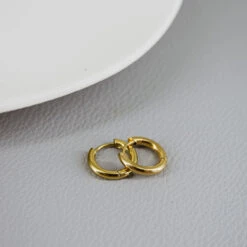 Aros Mini Click Basic · Acero -Alvent Joyas Tienda DSC 0358