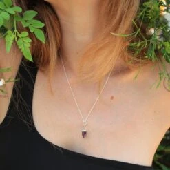 Collar Péndulo · 3 Piedras -Alvent Joyas Tienda IMG 6028