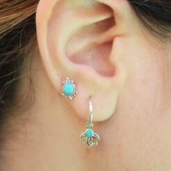 Pendientes Etram · 2 Piedras -Alvent Joyas Tienda IMG 6303