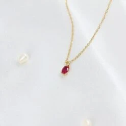 Collar Wish · Rubí -Alvent Joyas Tienda IMG 7289