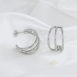 Pendientes Triple -Alvent Joyas Tienda IMG 7499