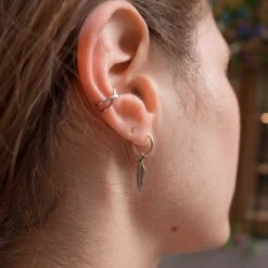 Aros Pluma -Alvent Joyas Tienda MODELO ARO PLUMA ALVENT