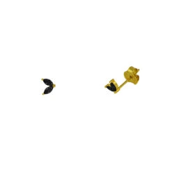 Pendientes Cleo · 4 Colores 28 Pendientes Cleo · 4 Colores -Alvent Joyas Tienda PENDIENTE CLEO BLACK ORO ALVENT
