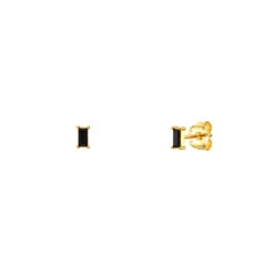 Pendientes Moet · 4 Colores -Alvent Joyas Tienda PENDIENTE MOET BLACK ORO ALVENT