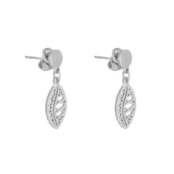 Pendientes Hoja 7 Pendientes Hoja -Alvent Joyas Tienda PENDIENTES HOJA LATERAL PLATA