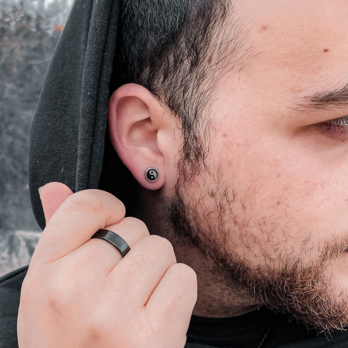 Pendiente Ying Yang 2 Pendiente Ying Yang - Imagen 2