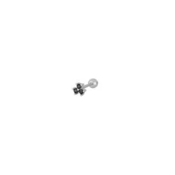 Piercing Nadia · 3 Piedras -Alvent Joyas Tienda PIERCING ADINA BLACK PLATA ALVENT