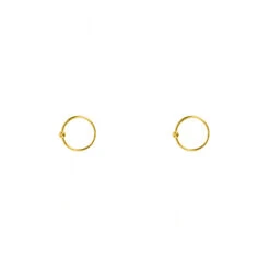 Pack 2uds Piercing Basic - 2 Tamaños 20 Pack 2uds Piercing Basic - 2 Tamaños -Alvent Joyas Tienda PIERCINGS BASIC 8MM PAR ORO