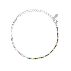 Pulsera Rainbow -Alvent Joyas Tienda PULSERA ESLABONES RAINBOW ALVENT