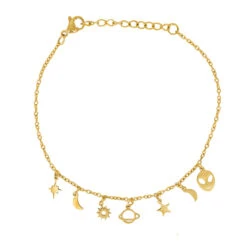 Pulsera Estelar · Acero -Alvent Joyas Tienda PULSERA STELLAR ORO ALVENT