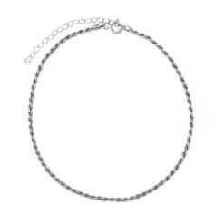 Tobillera Cordón -Alvent Joyas Tienda Tobillera cordon plata