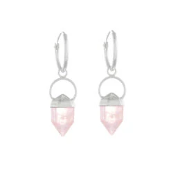 Aros Péndulo · 4 Piedras -Alvent Joyas Tienda aroscuarzorosapar