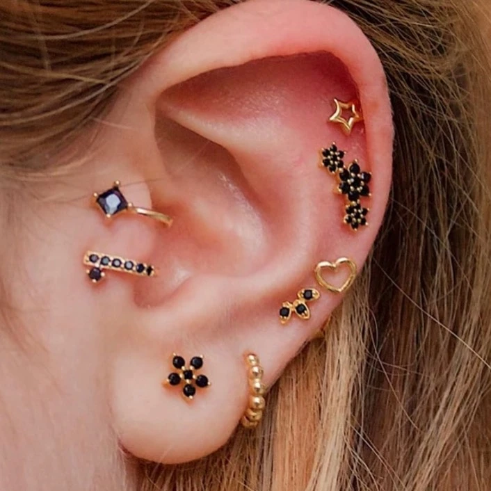 Pendiente Laia · 4 Piedras 2 Pendiente Laia · 4 Piedras - Imagen 2