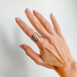 Anillo Laila -Alvent Joyas Tienda multibandasgruesaspl