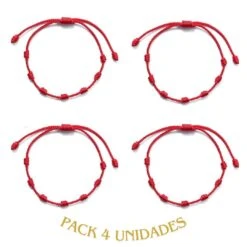 Pulsera De Los 7 Nudos -Alvent Joyas Tienda packde4unidades
