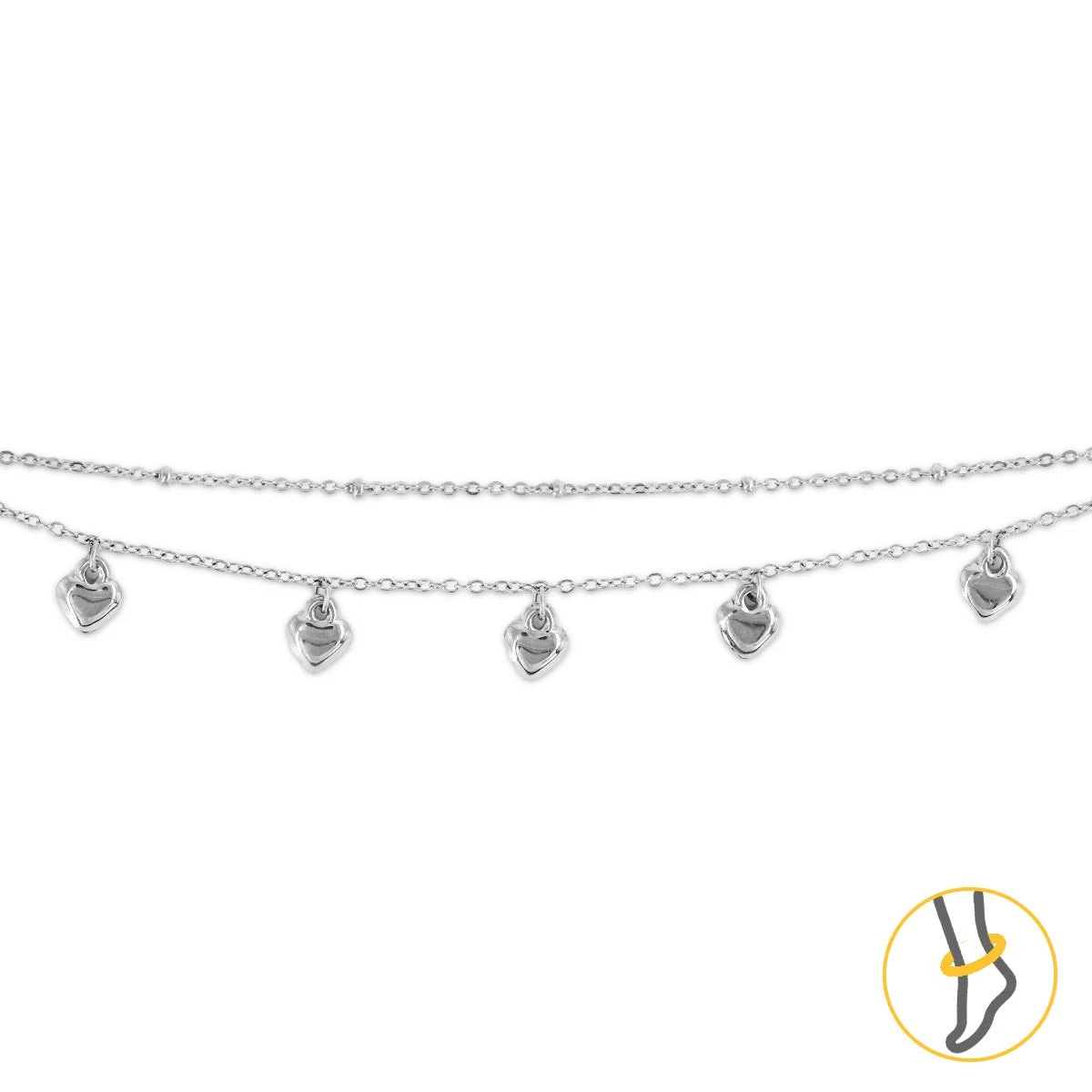 Tobillera Heart 1 Tobillera Heart