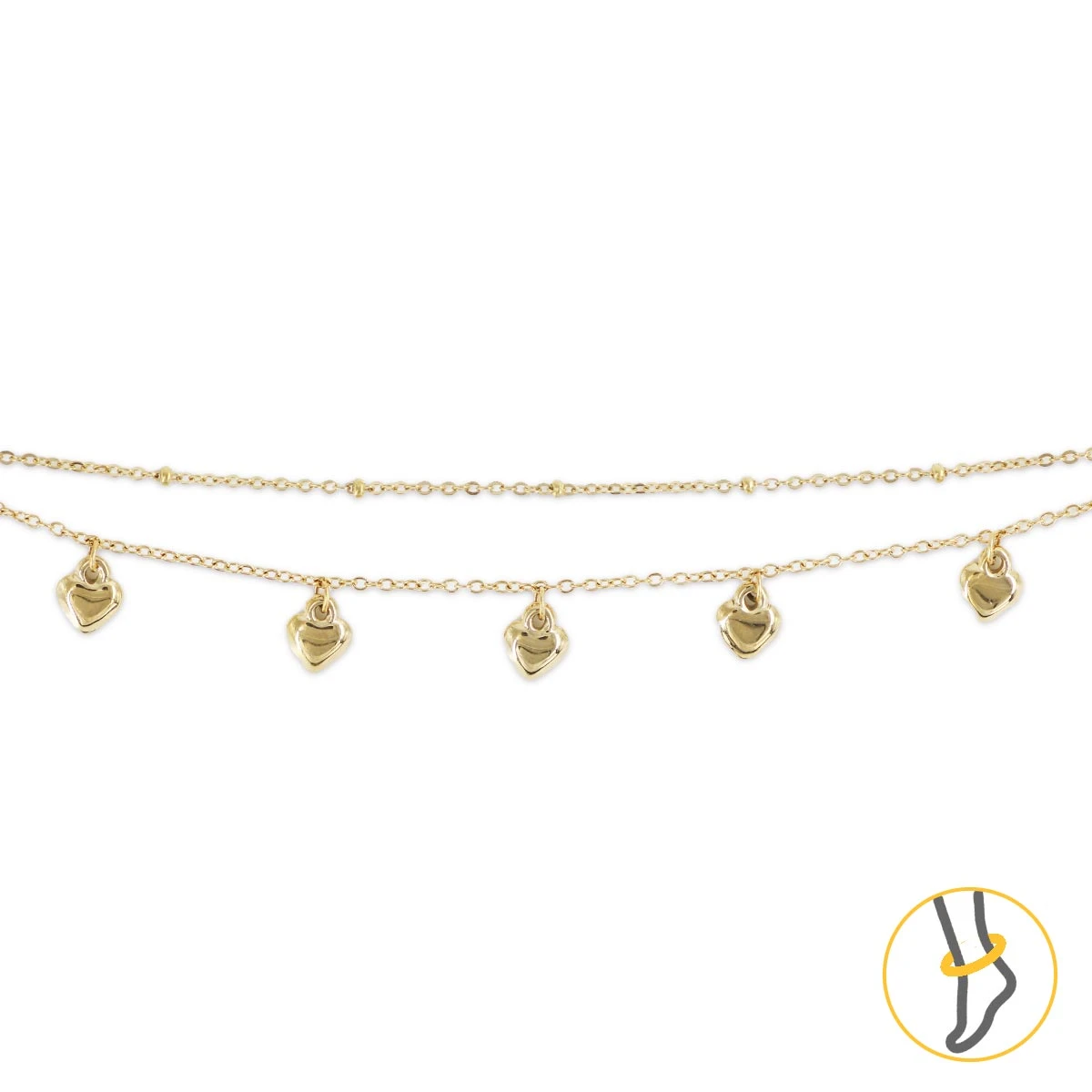 Tobillera Heart 2 Tobillera Heart - Imagen 2